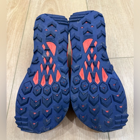 Altra Lone Peak Women’s 8.5 Trail Running Shoes Pink Orange EUC - Picture 9 of 10